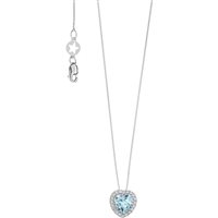 Collana Comete Donna Prestige in Oro bianco Acquamarina GLQ289 - GLQ289